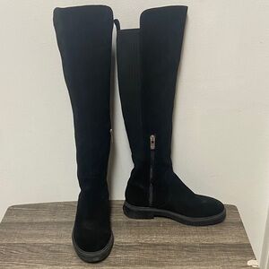 ANTONIO MELANI Black Over the Knee Boots